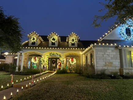 Residential Christmas lights